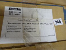 900mm x 900mm x 100mm Corner Shower Tray