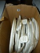 6 Assorted Toilet Seats