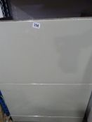 *High Gloss Cappuccino Coloured Vanity Unit