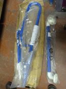 *Blue Disabled Toilet Hand Rail