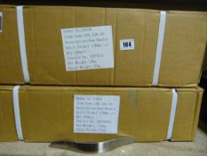 *2 Cartons Containing 250 x 128mm Satin Nickle Bow Handles