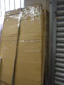 2 Chrome & Clear Glass Shower Panels