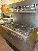 Stainless Steel Gas Fired Kitchen Range