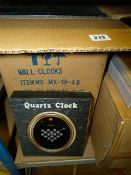 *Box containing Quartz Clocks