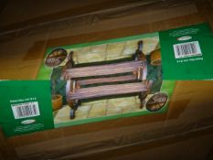 *Burnt Wood Wheel Bench