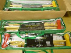 *Box Containing 4 Croquet Sets