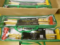 *Box Containing 4 Croquet Sets