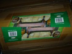 *Burnt Wood Wheel Bench