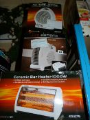 *3 Assorted Fan Heaters