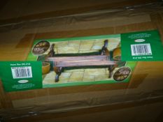 *Burnt Wood Wheel Bench