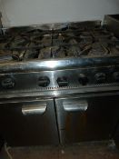 *Parry 6 Burner Commercial Cooker over Oven