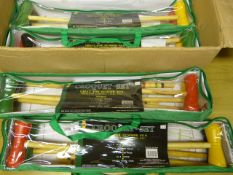 *Box Containing 4 Croquet Sets