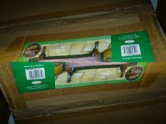 *Burnt Wood Wheel Bench