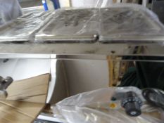 *Polished Stainless Steel 3 Pot Bain Marie Ref 201