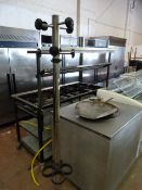 *Chrome Hat/Coat Stand