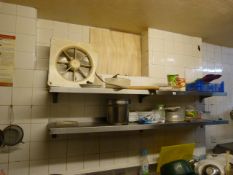 2 Stainless Steel Shelf Units