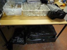 6 Boxes of Assorted Wine Glasses etc