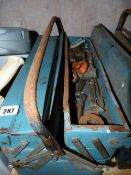 Blue Cantilever Tool Box & Contents