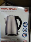 *Morphy Richards Stainless Steel Kettle