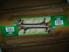 *Burnt Wood Wheel Bench