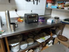 Stainless Steel Preparation Table with Undershelf