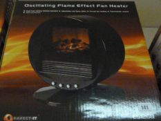 *Oscillating Flame Effect Fan Heater