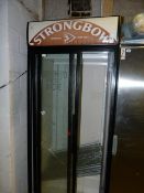 Husky Refrigerated Double Door Bottle Cooler Branded Strongbow
