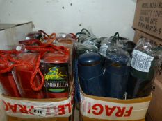 *2 Boxes containing Umbrellas