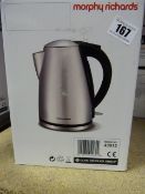 *Morphy Richards Stainless Steel Kettle