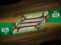 *Burnt Wood Wheel Bench