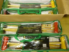 *Box Containing 4 Croquet Sets