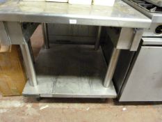 *Stainless Steel 2 Tier Preparation Table