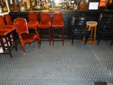 6 Bar Stools & Chair etc