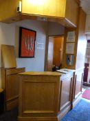 Reception Desk as Fitted to the Building