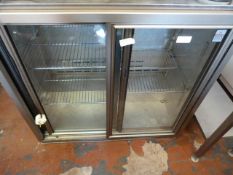 *Osbourne Stainless Steel Undercounter 2 Door Bottle Cooler
