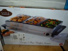 *Giles & Posner Large Free Pan Buffet Server