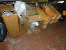 Quantity of Mixed Take Away Packaging