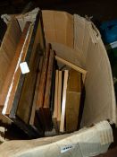 *Box containing Assorted Prints & Dartboard Scorer