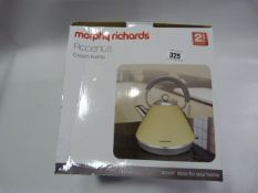 Morphy Richards Accents Kettle in Cream