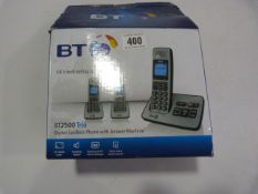 BT Digital Cordless Phone with Answer Machine - Trio
