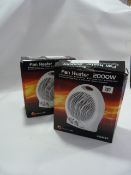 2 2000 Watt Fan Heaters