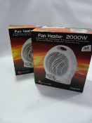 2 2000 Watt Fan Heaters