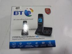 BT Digital Cordless Phone with Answer Machine - Twin