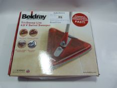 Beldray Tri- Sweep 4.8 Volt Swivel Sweeper