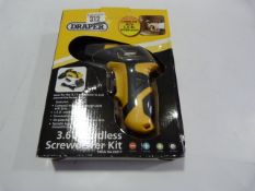 Draper 3.6 Volt Cordless Screwdriver Kit