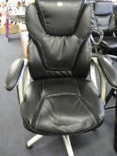 *Black Leather Executive Chair