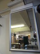 Silver Framed Wall Mirror