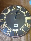 William Widdop Wall Clock