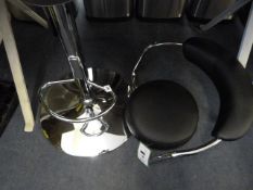 *Black Gas Lift Bar Stool