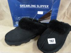 *Pair of Shearling Slippers